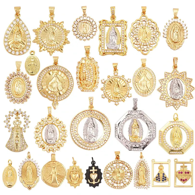 Elegant and Eternity of Believers Religious Pendant Cubic Zirconia Jewelry Necklace