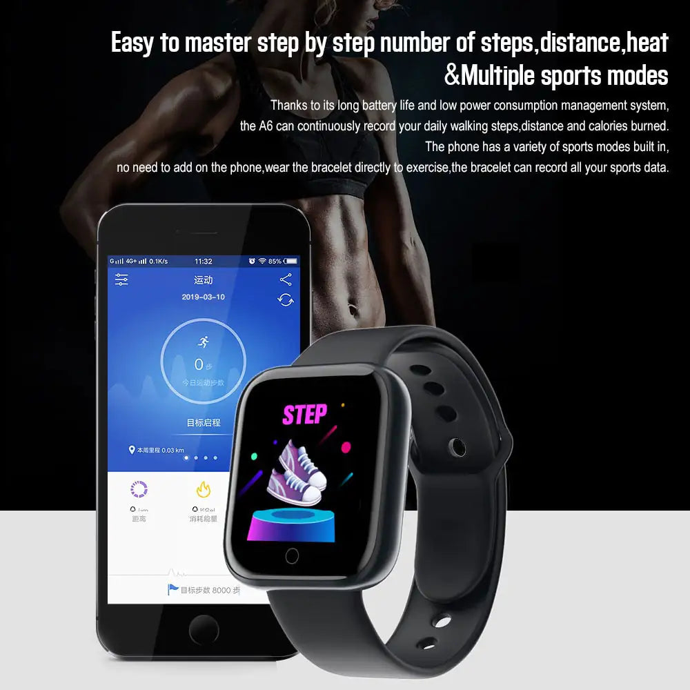 Waterproof Sport Fitness Smart Watch - Shopulia