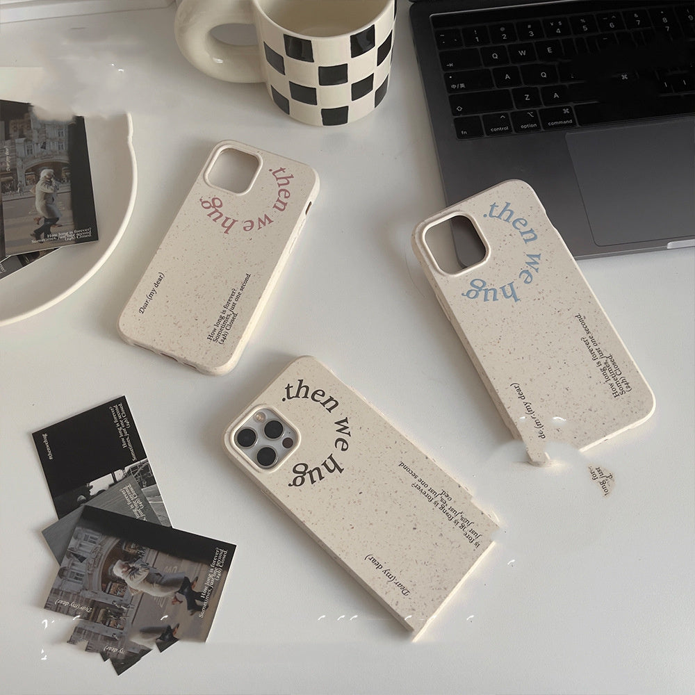Silicone Mobile Phone Case Simple Art