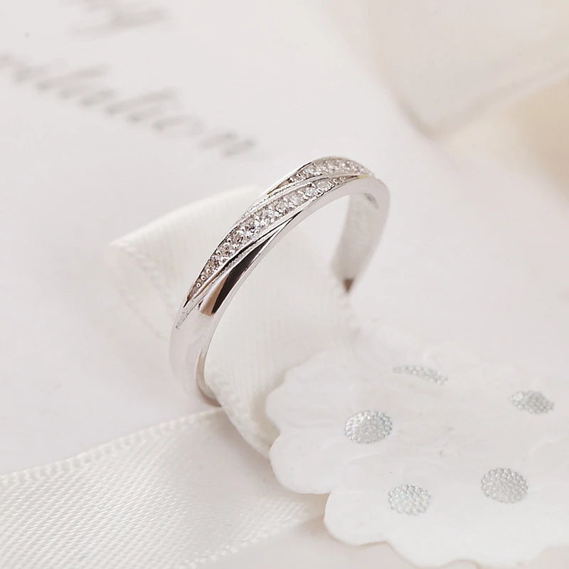 Sterling Silver Ring for Women - Elegant Engagement & Wedding Jewelry