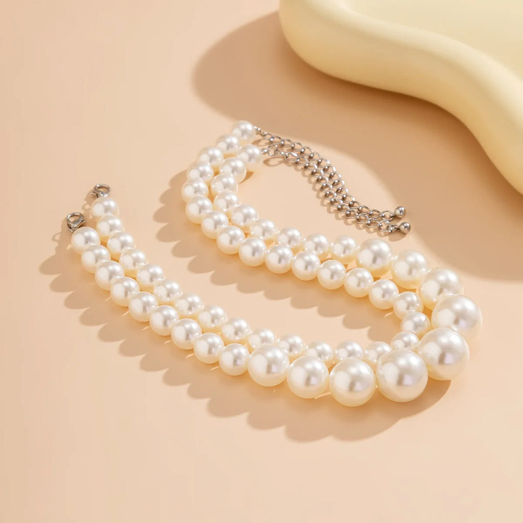 Luxury Big Pearl Necklace for Events