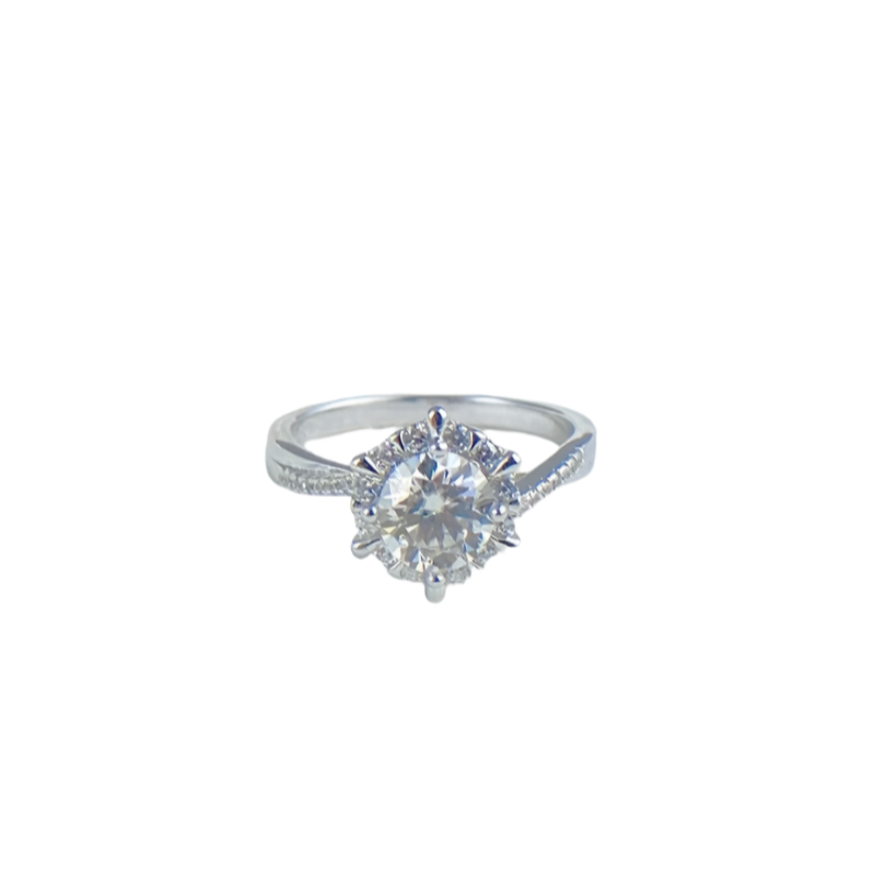 Moissanite Diamond Ring