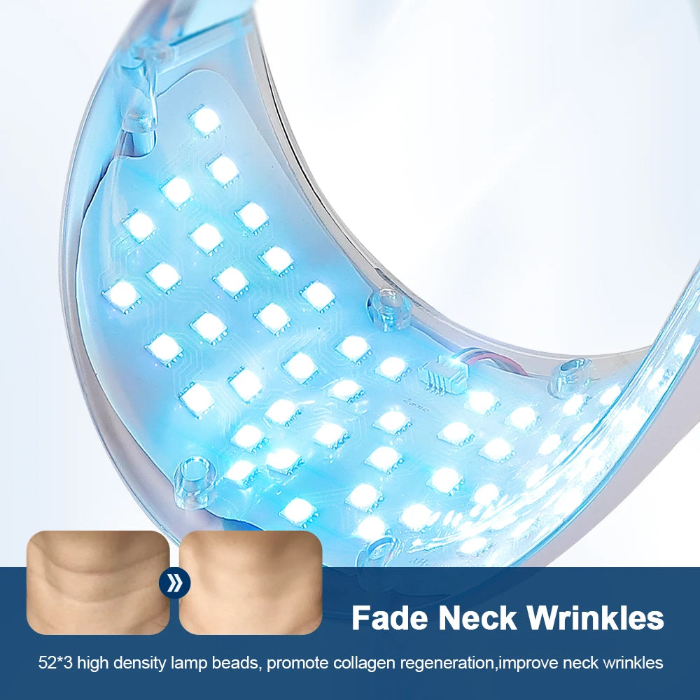 7 Colors LED Neck Mask for Wrinkle Removal