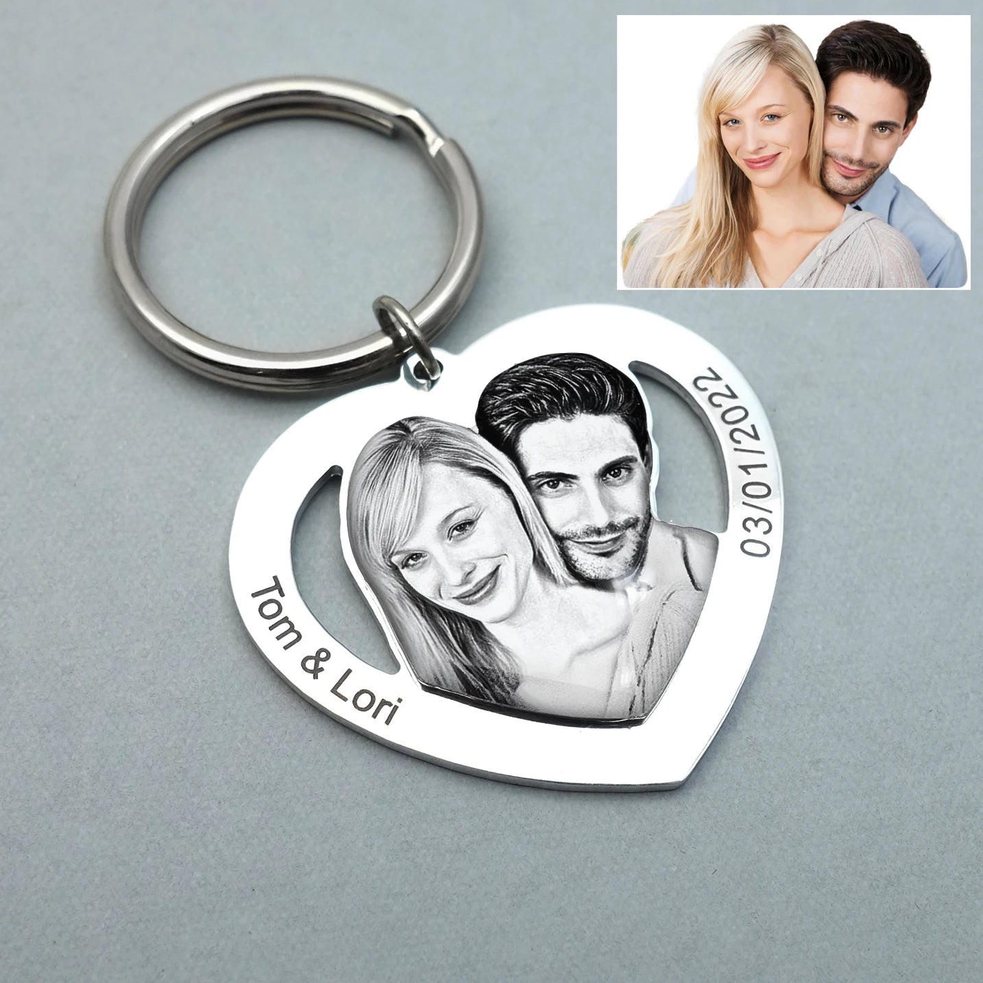 Personalized Picture Keychain - Cherish Your Memories Everywhere