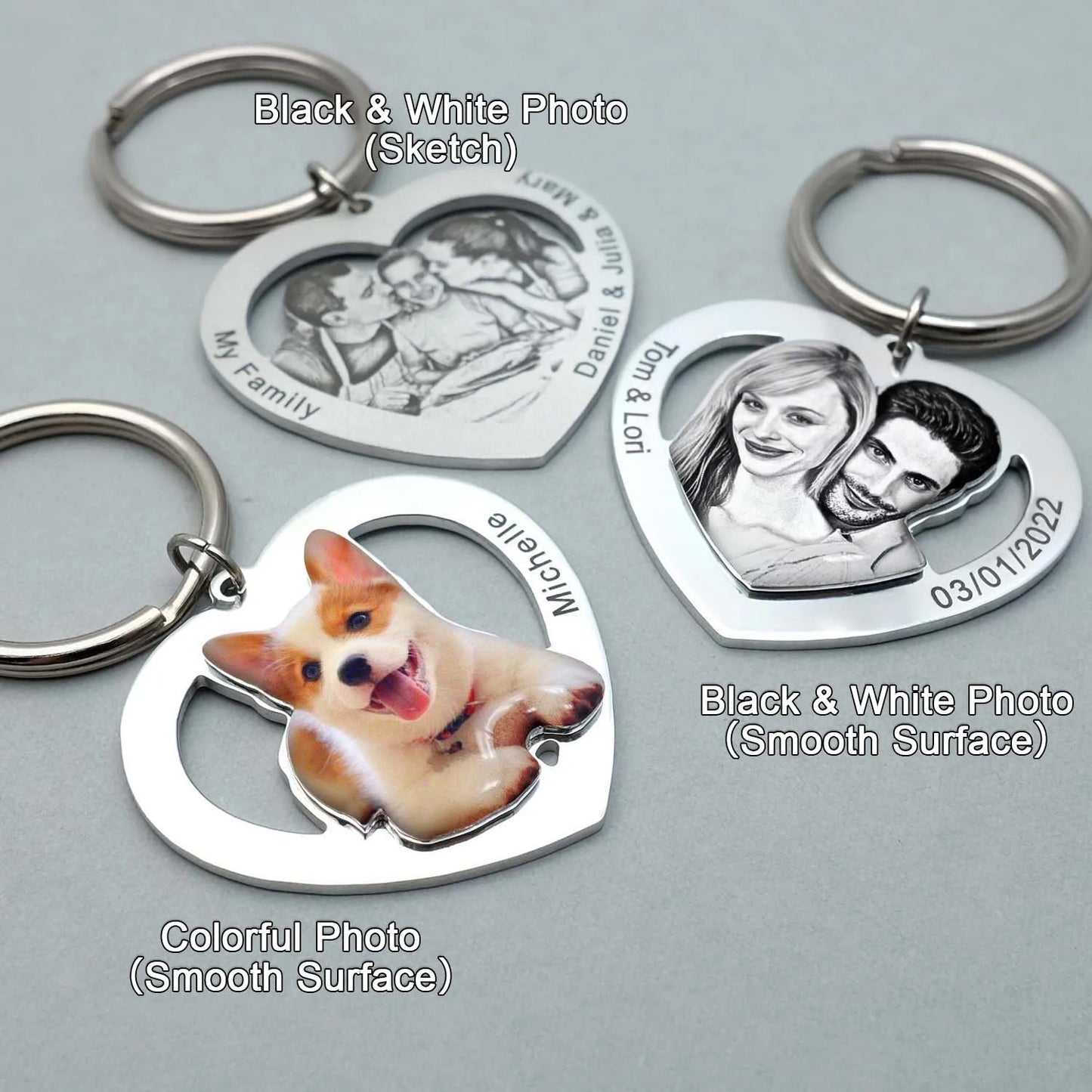 Personalized Picture Keychain - Cherish Your Memories Everywhere