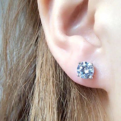 Moissanite Stud Earrings