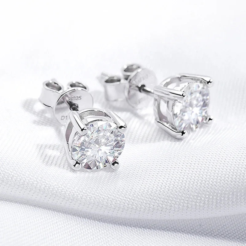 Moissanite Stud Earrings