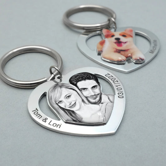 Personalized Picture Keychain - Cherish Your Memories Everywhere