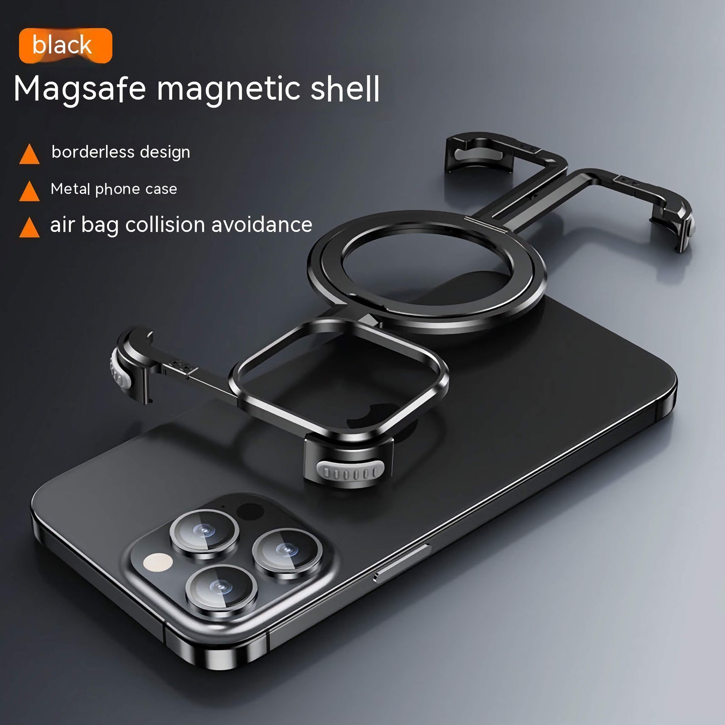 Aerospace-Grade Metal Airbag Shockproof Phone Case